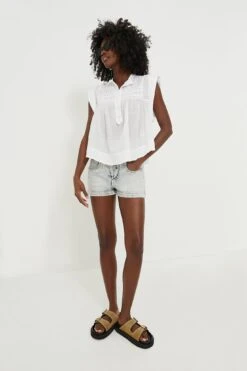 Isabel Marant Etoile White Laeza Blouse -Loeffler Cloth Shop UJvr3eqMYjOmevhhDpzjlT7zETkBGm8p 1