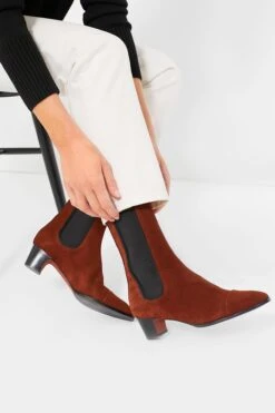 Bruciato Wax Crosta Leather & Black Gros-Grain La Ribelle Boots -Loeffler Cloth Shop UKjDv7A1p1djGFt1PsMJBF3US5MrPZZD 1