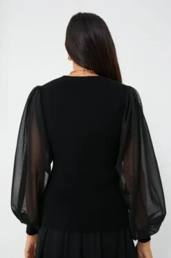 ULLA JOHNSON Noir Sabrina Pullover -Loeffler Cloth Shop UVeTaXueYKpeFvCG7oCu6vXR8xUtE1Ln 1