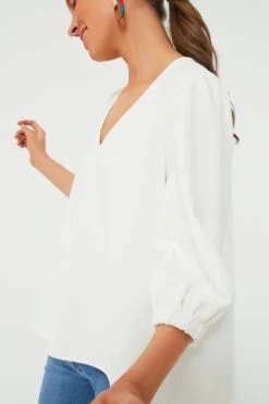 White Hollis Top -Loeffler Cloth Shop UcFyRaNnwKeOO9eTdnPqV4rj681bDk5R 1