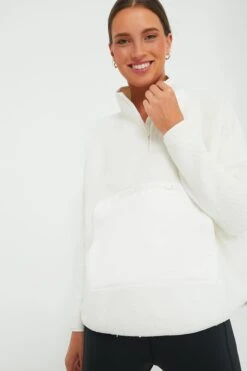 White Fleece Cady Quarter Zip -Loeffler Cloth Shop Ur72oQlhJ6P5vcxV5x8ftdQCl99NO29q 1