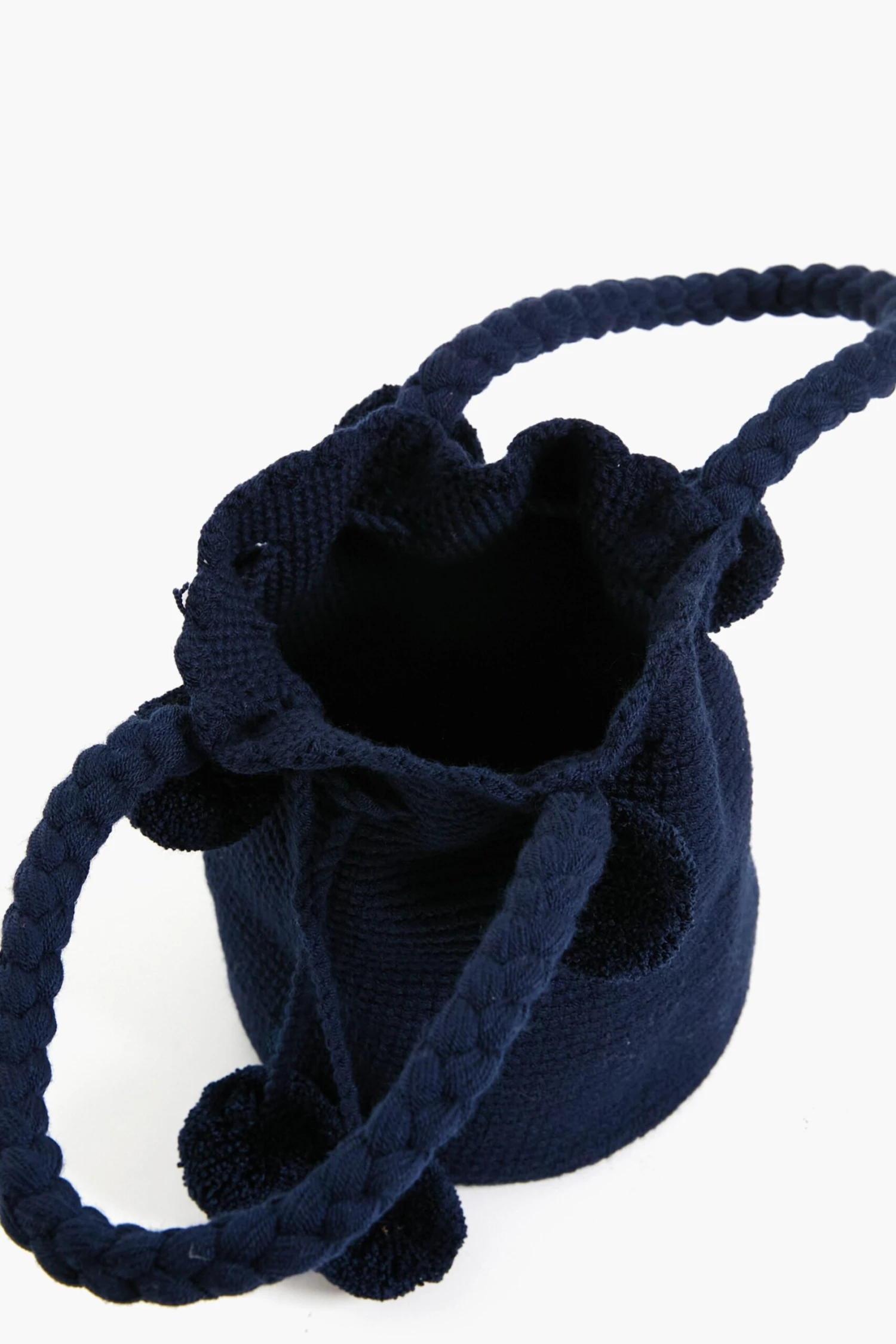 Navy Mini Tassel Bag 7 Navy Mini Tassel Bag - Image 5