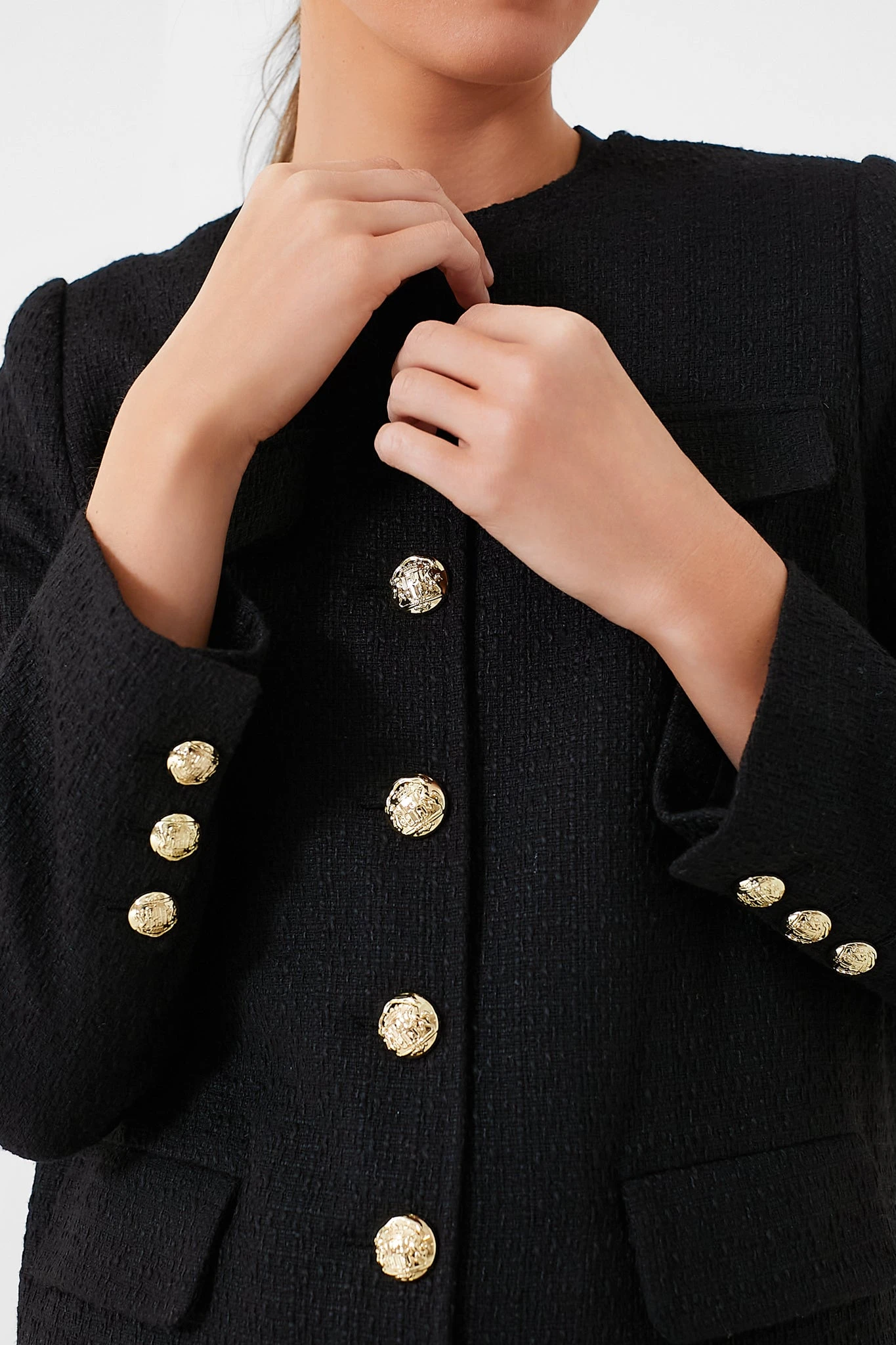 Black Tweed Jennings Jacket 7 Black Tweed Jennings Jacket - Image 5