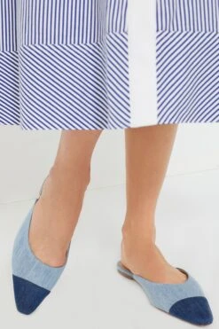 Veronica Beard Blue Multi Carlotta Flats -Loeffler Cloth Shop UxXT8sA2jcGrvFVU0ebO5xWeTMAZfU76 1