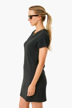 Black Modern Slub Tee Dress 9 Black Modern Slub Tee Dress -Loeffler Cloth Shop W4aoV7XDwlrx1NA1oHiUGKbTze3rJq2s 1