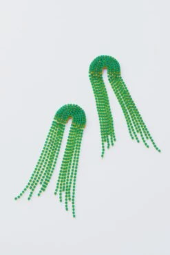 Green Adina Earring 9 Green Adina Earring -Loeffler Cloth Shop W781A2lIEbVr4i9FMkg7O5EH49CaBGsX 1