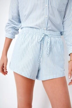 Blue Oxford Stripe Dora Short -Loeffler Cloth Shop WIDYAOJoUjBEMYNiT2Df54SoiL2ZNNNL 1
