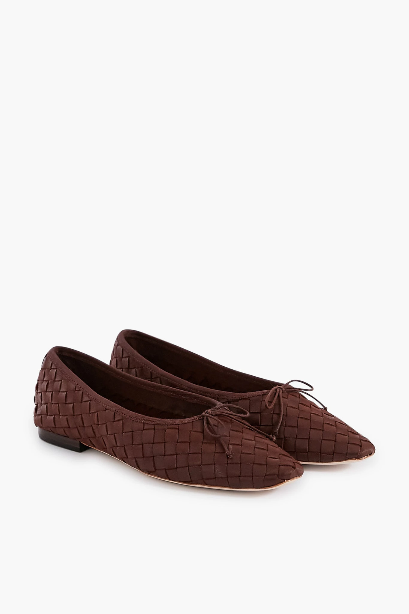 Loeffler Randall Chocolate Woven Leather Landry Flats 6 Loeffler Randall Chocolate Woven Leather Landry Flats - Image 4