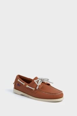 Sebago Brown Cognac Portland Fisher Loafers