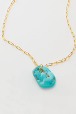 Turquoise Cordelia Pendant Necklace -Loeffler Cloth Shop Wa1YzdRFZO9IvJXjY9eTINVYWHd5YxZo 1