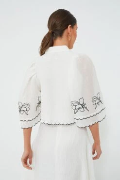 Alba Black Gabriella Silk Linen Shirt -Loeffler Cloth Shop WdiYRzxIxWOe5ZXkV0DtfzHKMM4fCfVA 1