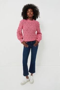 Punchy Pink PomPom Lainey Sweater -Loeffler Cloth Shop Wgtl8XJhcvOuUsTXfuxp7FC6tRcpwger 1