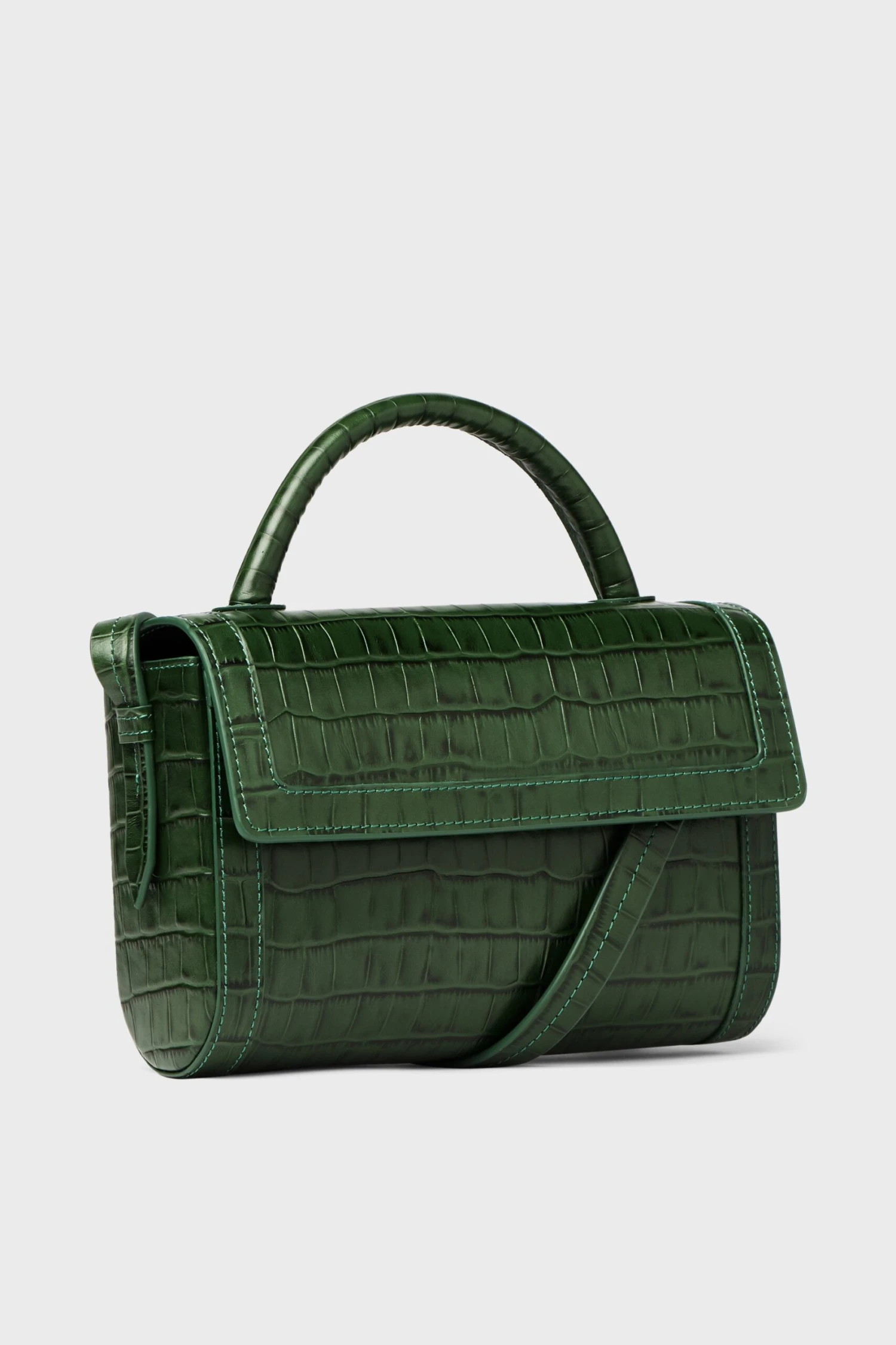 Exclusive Green Croc Crossbody 7 Exclusive Green Croc Crossbody - Image 5