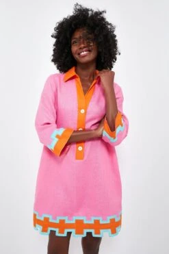 Peony Pink And Tangerine Collier Dress -Loeffler Cloth Shop WlTMgN4xjVryai5K6IySUbd89VeeZnYD 1