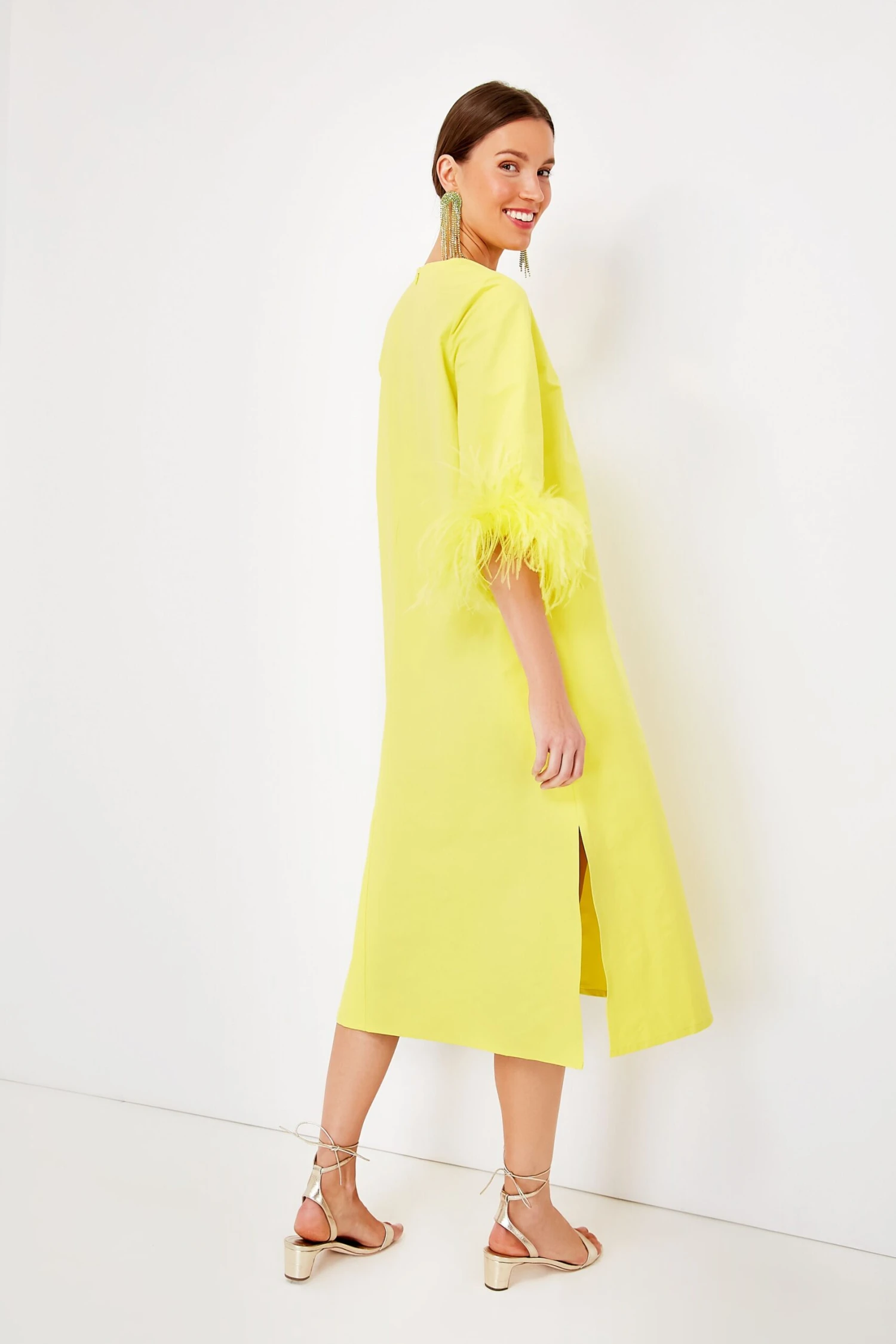 Citron Feather Jamie Dress 7 Citron Feather Jamie Dress - Image 5