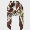 Sharp Floral Medium Silk Scarf -Loeffler Cloth Shop Wt6XGjsG7CWXimUZXBlydtFvJ0UP7foR 1
