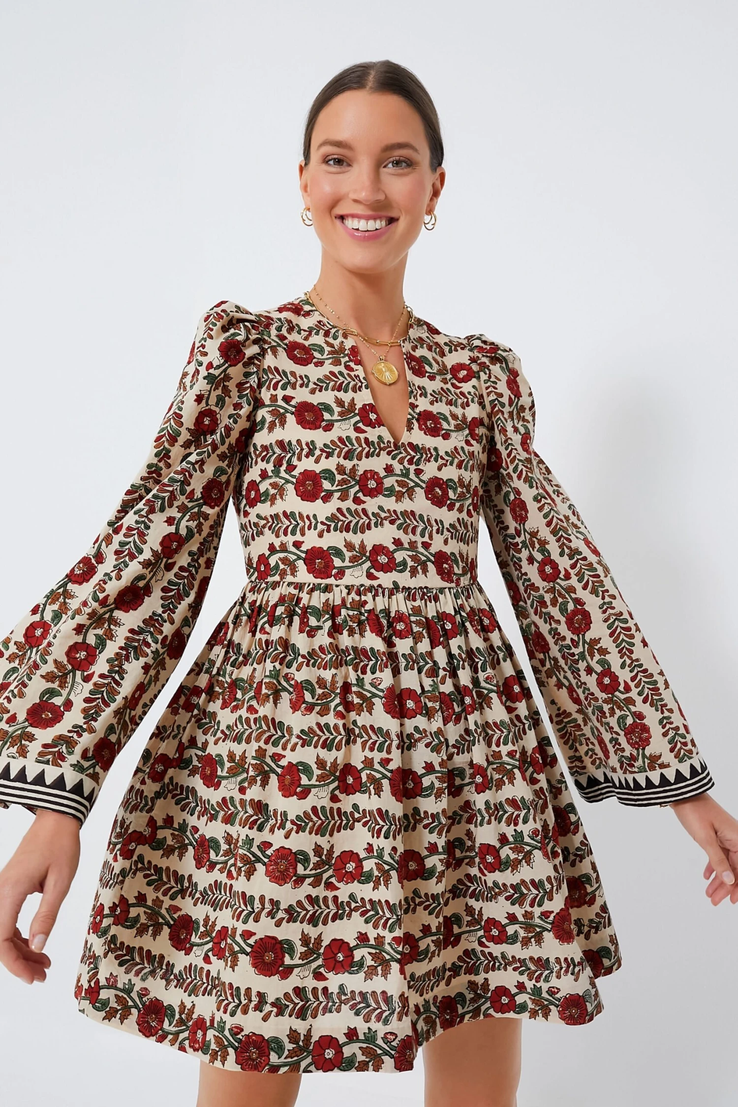 Brown Maple Short Savannah Climbing Ivy Dress 4 Brown Maple Short Savannah Climbing Ivy Dress - Image 2