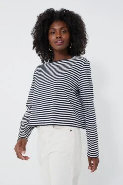 The Navy And White Venice Tee -Loeffler Cloth Shop XH9yt16Q5UOVWdeSBa5TzS2msQWfDAqm 1