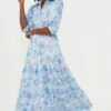 Blue Floral Blair Maxi Dress -Loeffler Cloth Shop XK9BUGpCOiF4squAOnFqKKHALC1AZrNE 1