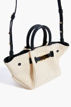 Black Natural Raffia Mini New York Bag -Loeffler Cloth Shop Xm54csqKwpHjHb3cN4add6mqDcYy8wNw 1