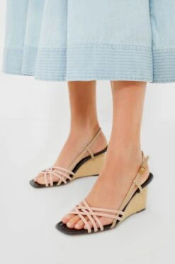Tory Burch Pink Brick And Taupe Storm Multi Strap Wedge Sandal -Loeffler Cloth Shop Xp9qF3qgkXeQoXuLCsgNL2548W7AaHxy 1