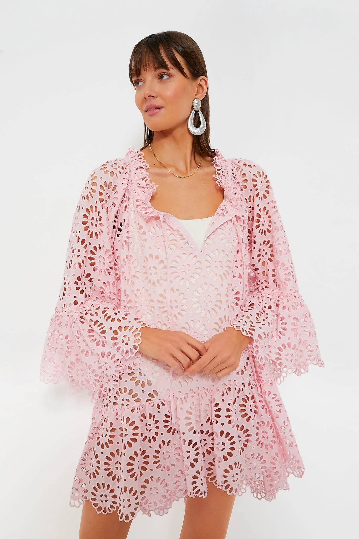 Baby Pink Dandelion Coverup 4 Baby Pink Dandelion Coverup - Image 2