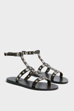 Dark Brown Klelia Eyelets Sandals -Loeffler Cloth Shop Y0ykvAT8A2iK0q82A7ZQhnUPZdtULEl6 1