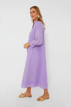 Embroidered Wisteria Caftan -Loeffler Cloth Shop YKZBrxhjdpGkMRQVMqy7PXF9NbHiHr7R 1