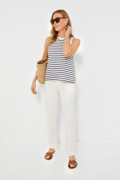 Navy Stripe Anthos Cotton Tank -Loeffler Cloth Shop YUFPoRAS1dSm9bE5koDbBXLu3itg2bkg 1
