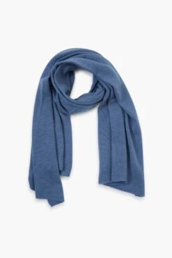 Exclusive Light Blue Cashmere Travel Wrap