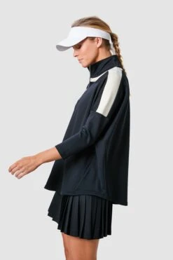 Black And Ivory Amelie Quarter Zip -Loeffler Cloth Shop YgjewCr8I0ryGGmyi5vng59f8FrW0wXo 1