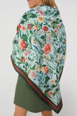 Blue Blooming Botanical Scarf -Loeffler Cloth Shop YpZsxdqUIOnhtt3eNxb9zvCjpjSSKXfP 1