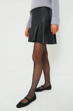 Black Leather Lana Mini Skirt -Loeffler Cloth Shop Z9Xq5BqHJKnCcdef3hzlcjflIiH0WYPB 1