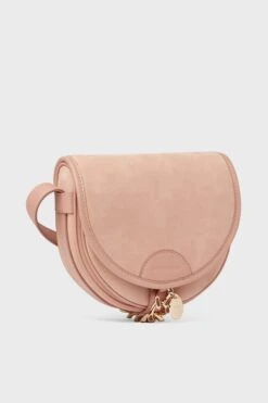 See By Chloé Coffee Pink Suede Mara Bag -Loeffler Cloth Shop ZHUHXEvCHP4STeHiQZbqZXbxvftey5St 1