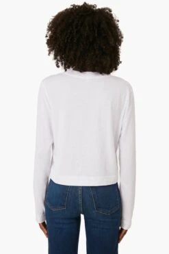 White Lupita Crop Long Sleeve Shirt -Loeffler Cloth Shop ZOvTeab0TaZCLDgRIunGFchSn3mPC6r8 1