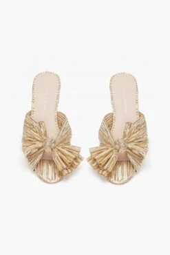 Loeffler Randall Gold Emilia Pleated Knot Mules 11 Loeffler Randall Gold Emilia Pleated Knot Mules -Loeffler Cloth Shop ZcGK5RjzcG9JGzd3bBGKfqvIV6AGvm8p 1