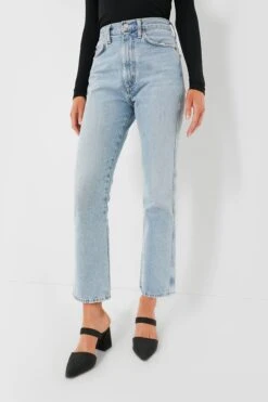 AGOLDE Riptide Pinch Waist High Rise Kick Flare