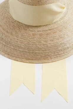 Wide Ivory Grosgrain Wildflower Hat -Loeffler Cloth Shop ZlqeX01oWHxIbYM9hISrwqaLQHTr6HFb 1