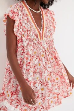 Orange Mid 70s Garden Sasha Mini Dress 11 Orange Mid 70s Garden Sasha Mini Dress -Loeffler Cloth Shop ZvUdZWX08y7kjhqP9Z82KZUDc7AGHxCE 1