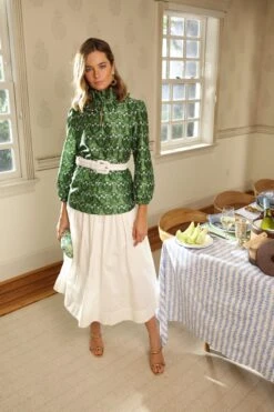 Loeffler Randall White Vachetta Oliver Thin Woven Leather Belt -Loeffler Cloth Shop ZyFPc8WOwAuQT9znxuicSWloNpbrwtEu 1