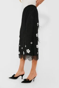 Black Bethany Lace Midi Skirt -Loeffler Cloth Shop aVtLSyzYdUdC34y5XRhjTuVwf7wFUleq 1