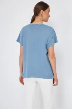 Vintage Cornflower Boxy Crew Tee -Loeffler Cloth Shop aXWSY85G3kPS1rTNbf66Xk8xNgC4TD0D 1