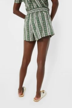Fern And Floral Stripe Jolie Shorts -Loeffler Cloth Shop aXkwe8NKGkPxlPYlzPUITLLqfaLnj8Aa 1