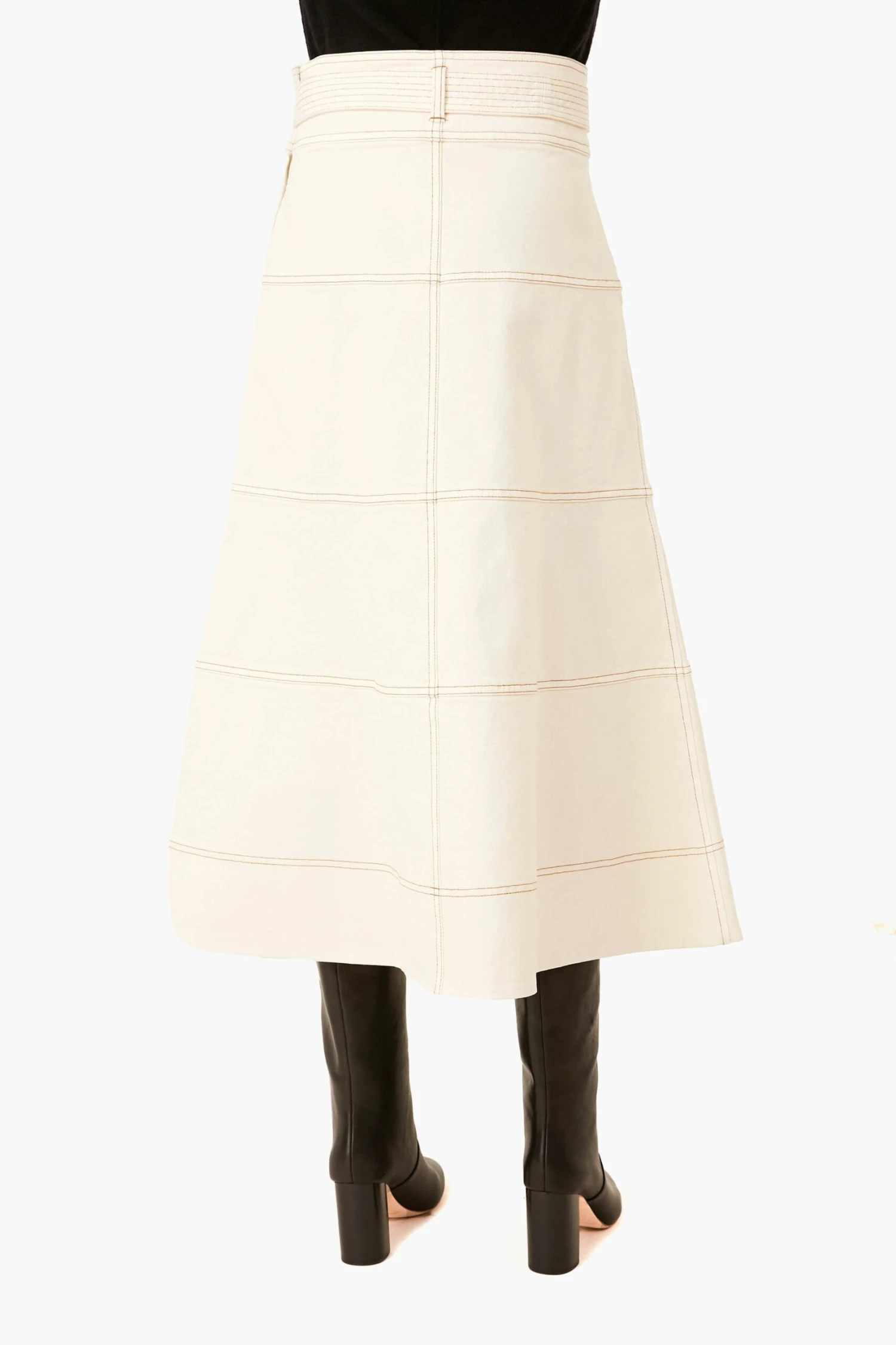 Chalk Hudson Skirt 6 Chalk Hudson Skirt - Image 4