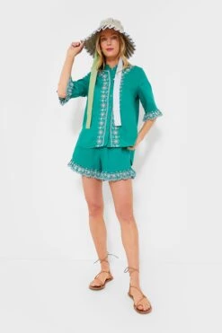 Embroidered Linen Montauk Lounge Shirt -Loeffler Cloth Shop afMUc8xHXU2mb9PPOpl23IXNOQOwruN7 1