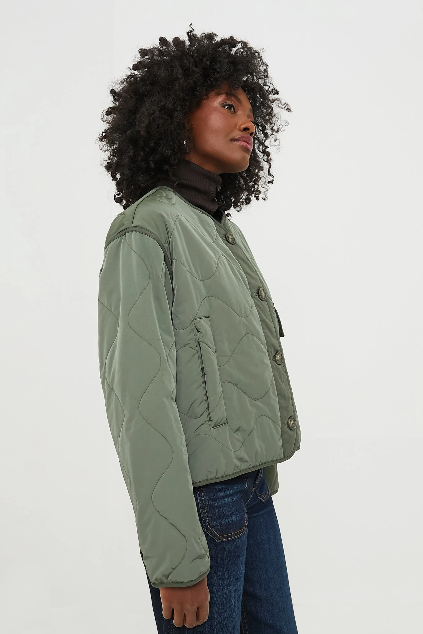 Weekend Max Mara Kaki Umberta Jacket 5 Weekend Max Mara Kaki Umberta Jacket - Image 3