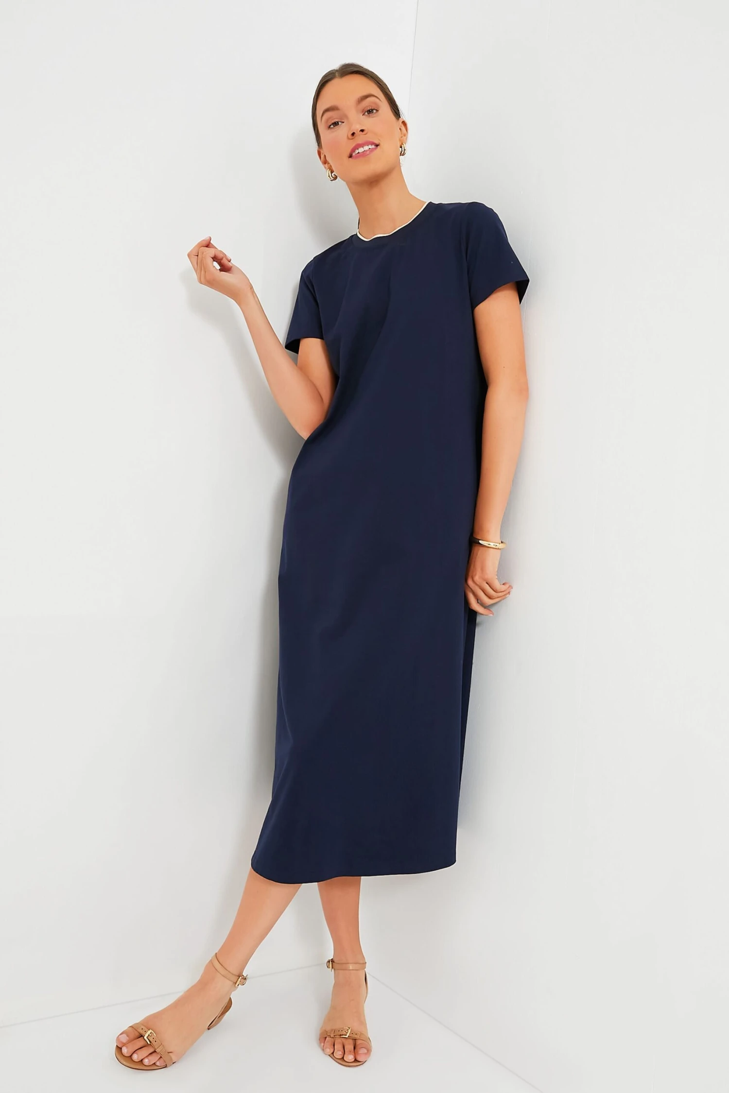Navy Colbie Knit Maxi Dress 3 Navy Colbie Knit Maxi Dress