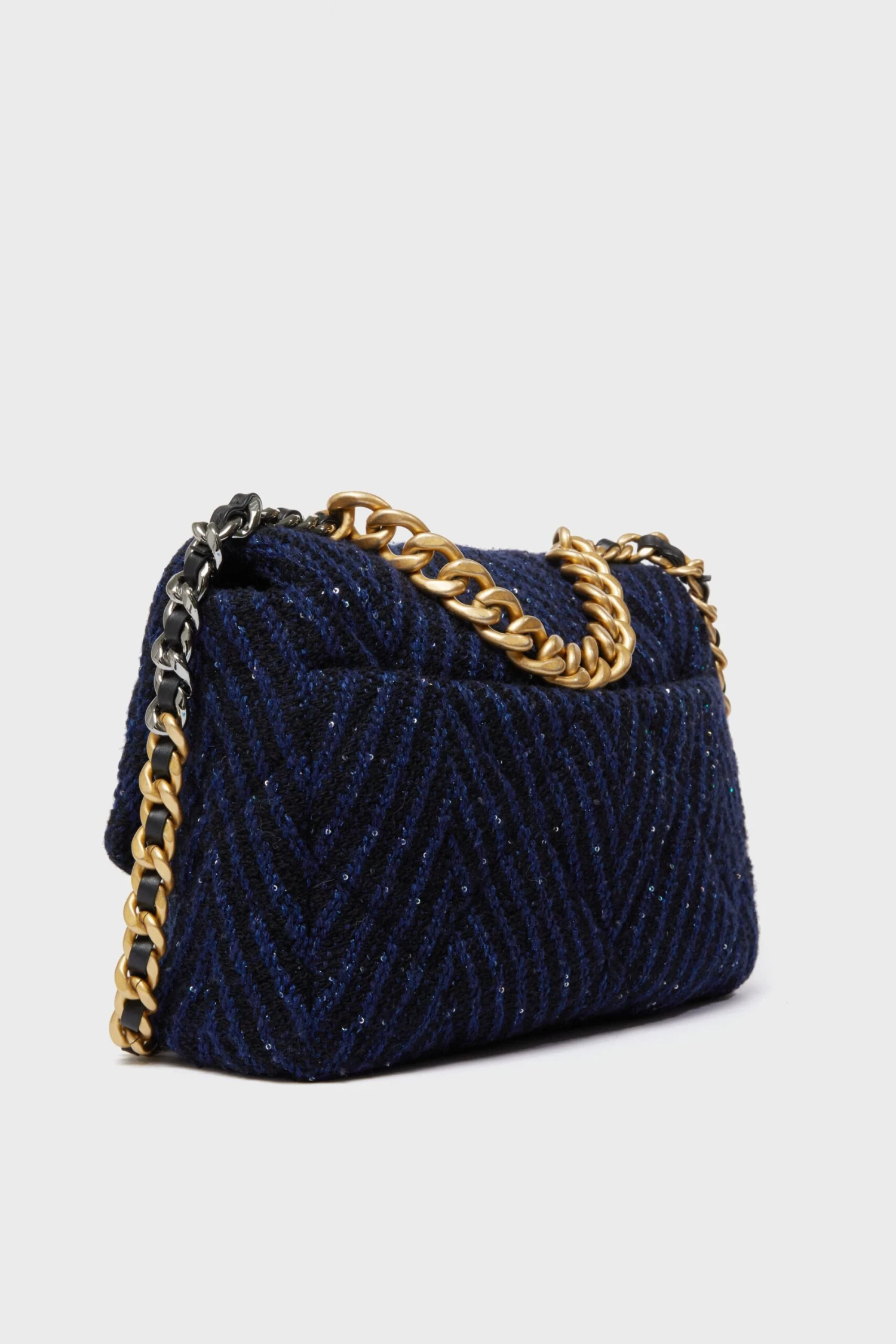 Chanel Navy Tweed 19 Bag 7 Chanel Navy Tweed 19 Bag - Image 5
