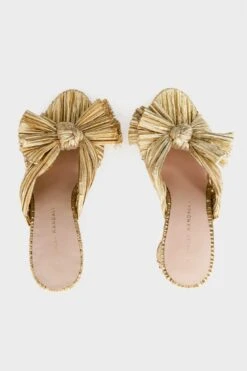 Loeffler Randall Gold Penny Knot Mules -Loeffler Cloth Shop b3q6qgHAK1HJPj0CIxiJBV2xR0v4bADH 1