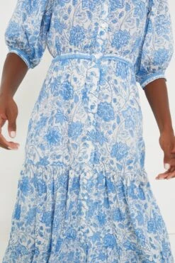 Blue Floral Blair Maxi Dress -Loeffler Cloth Shop b4r2LfqI0TJETBUgxhbN4OB3J0fKVMhC 1